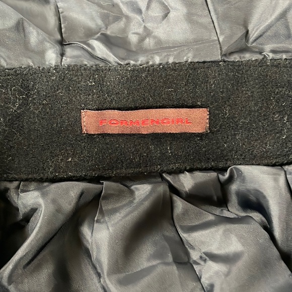 Black wool swing coat Size S - Picture 7 of 10